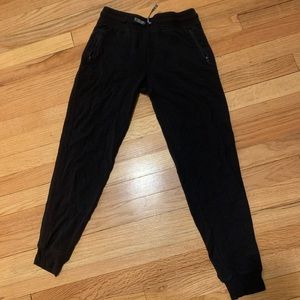 Black Athleta Girl joggers, barely worn and zippered pockets.